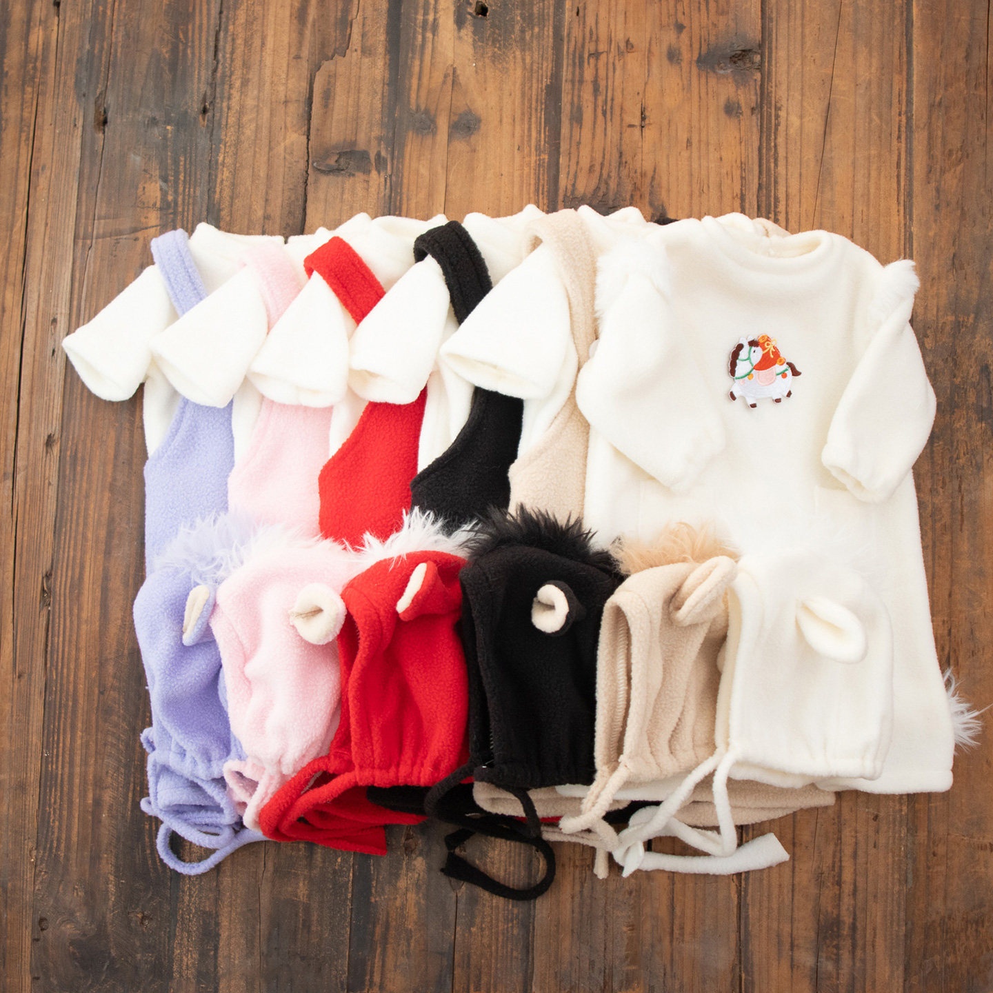 Baby Cute Horse Outfit with Hat Set - Newborn Photography Costume